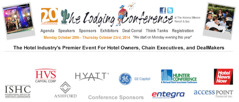 Bob Sonnenblick to moderate the Finance panel at the Lodging Conference on October 21 in Arizona