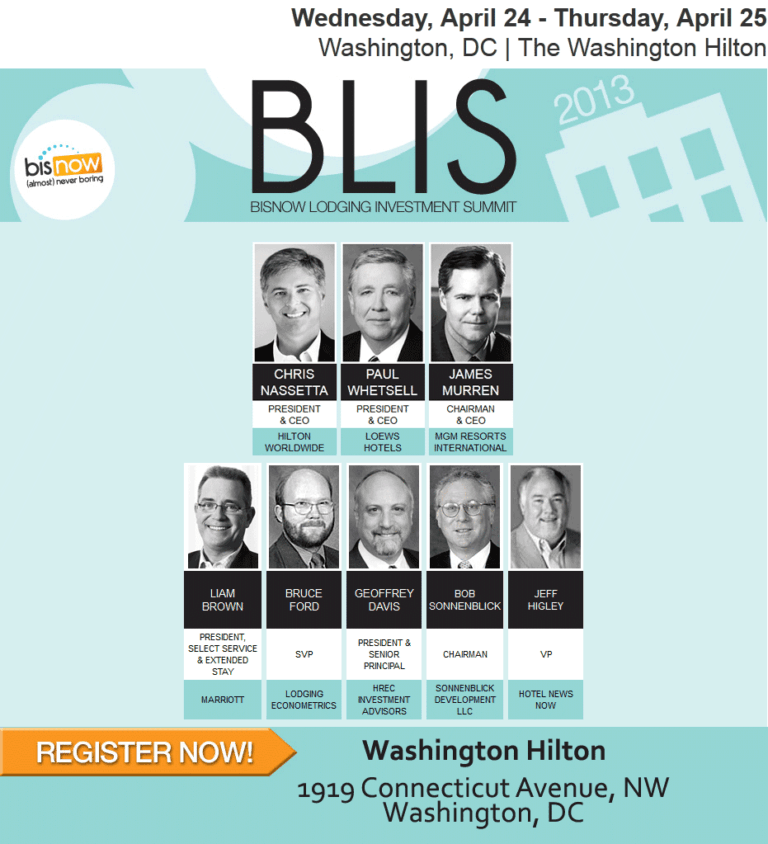 BLIS 2013 Investment Summit – register now!