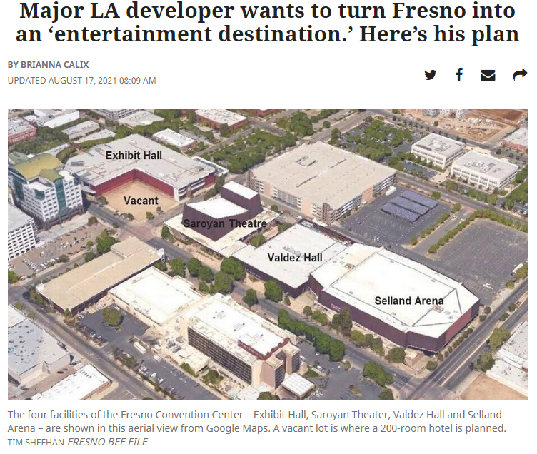 Major LA developer wants to turn Fresno into an ‘entertainment destination.’ Here’s his plan
