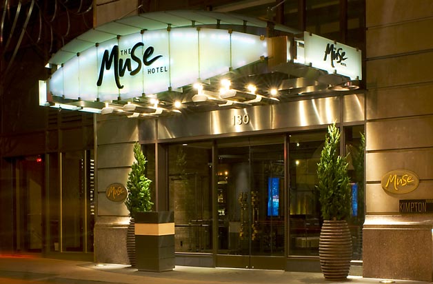 The 200-room Muse Hotel in New York reports a positive impact on bottom line due to going green. (Photo: Kimpton Hotels)  