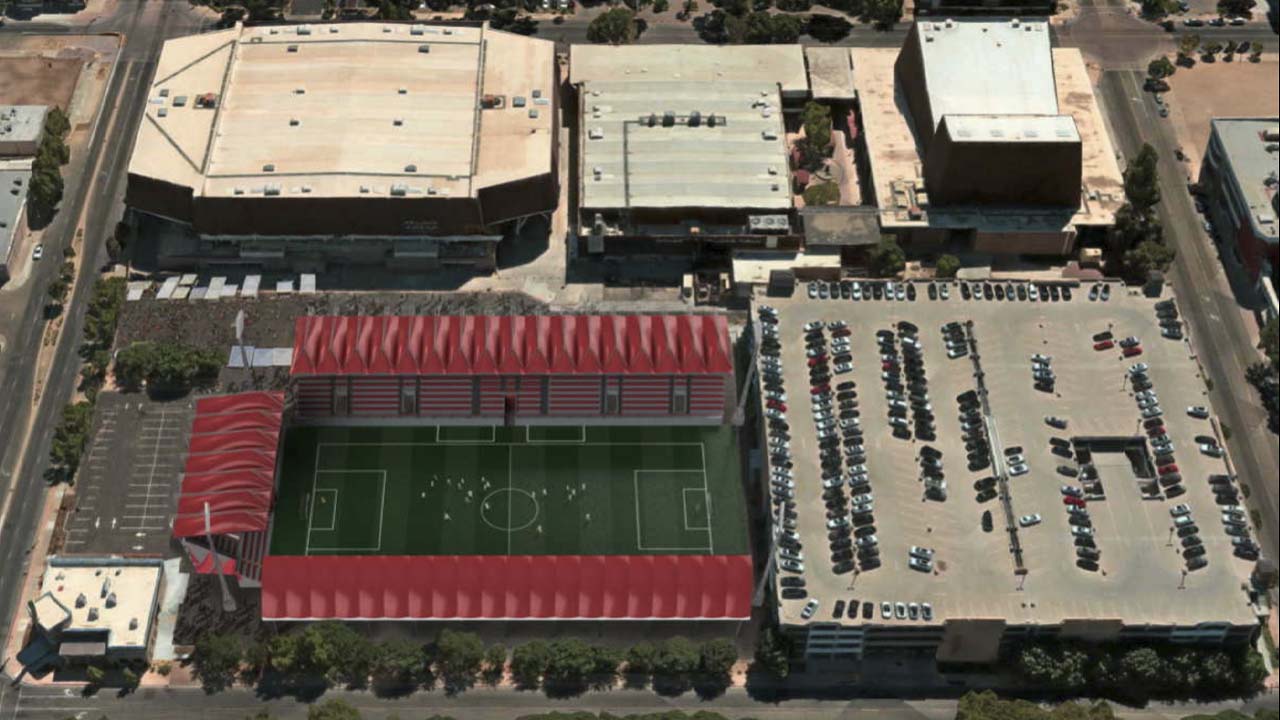 Am illustration of how the Fresno Fuego would use Selland Arena (Image: City of Fresno)