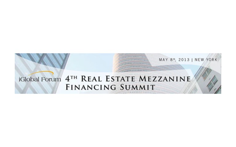 iGlobal 4th Real Estate Mezzanine Financing Summit